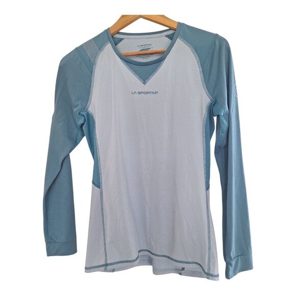 La Sportiva Beyond Long Sleeve Shirt Sweat Wicking Anti-Odor Base Layer S - Picture 4 of 15